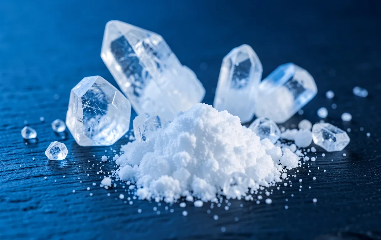 Mineral crystals used in NutriMen formulation